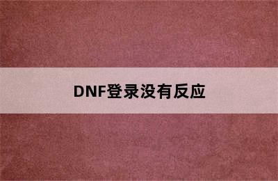 DNF登录没有反应