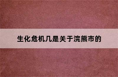 生化危机几是关于浣熊市的